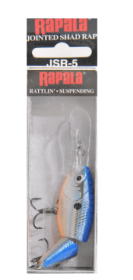 Rapala Jointed Shad Rap 05 Fishing Lure 2" 1/4oz Blue Shad