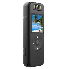 4K Body Camera with Audio & Video Recording -1.4" Body Camera with 180° Rotatable Lens, Built-in 64G Card, HD 1080P Law Enforcement, Guard, Outdoor