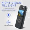 4K Body Camera with Audio & Video Recording -1.4" Body Camera with 180° Rotatable Lens, Built-in 64G Card, HD 1080P Law Enforcement, Guard, Outdoor