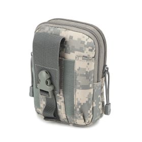 Waist Pouch; Portal Waist Bag For Camping; Travel; Running (Color: ACU Camouflage)