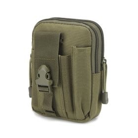 Waist Pouch; Portal Waist Bag For Camping; Travel; Running (Color: Army Green)