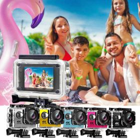 WiFi  4K Waterproof action sport camera (Colors: Black)