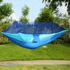 600lbs. Load 2 Person Hammock with Mosquito Net, Outdoor Hiking & Camping Hammock. Portable, Nylon Hanging Swinging Bed.