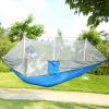 600lbs. Load 2 Person Hammock with Mosquito Net, Outdoor Hiking & Camping Hammock. Portable, Nylon Hanging Swinging Bed.