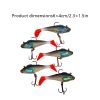 Paddle Tail Swimbait with jig Hook, Fishing Lures for Bass Trout Swimbaits, Soft Fishing Lures jig Heads, Slow Sinking Bait for Freshwater Saltwater