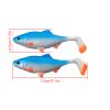 Paddle Tail Swimbait with jig Hook, Fishing Lures for Bass Trout Swimbaits, Soft Fishing Lures jig Heads, Slow Sinking Bait for Freshwater Saltwater